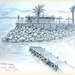 Причал на берегу моря Галилейского