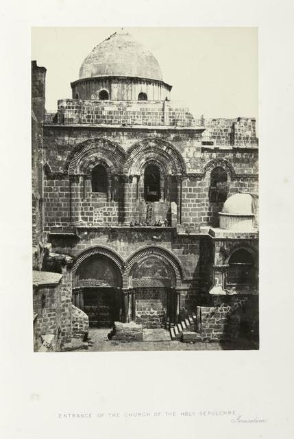 Храм Гроба Господня в Иерусалиме. Фото Френсиса Фрита 1859 г. © Иерусалимское отделение ИППО