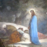 Картина Н.А. Кошелева «Христос в Гефсиманском саду». Холст, масло