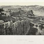 Вид на стены старого города Иерусалима.