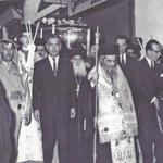Принесение мощей преп. Саввы из Венеции в Иерусалим в 1965 году