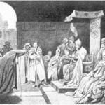 Игумен Даниил на приеме у короля Балдуина