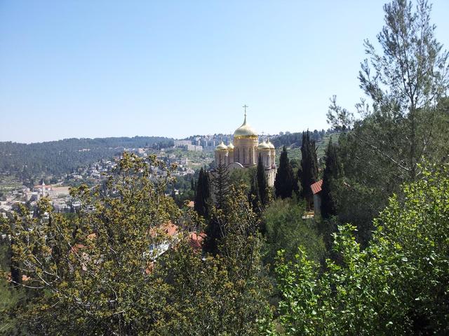 Храм всех русских святых в Горненском монастыре в Иерусалиме