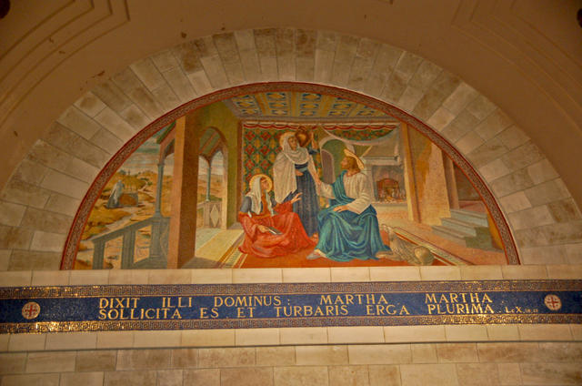 Беседа Христа с Марфой и Марией. Художник Цезарь Вагерини