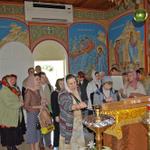 Русские православные паломники из Санкт-Петербурга на подворье св. марии Магдалины