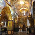В православном храме Преображения Господня на вершине горы Фавор