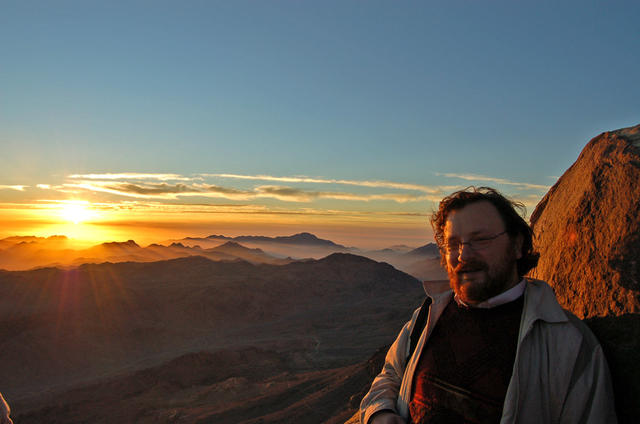 Закат на святой горе Синай