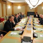 Заседание во главе с Председателем ИППО С.В. Степашиным в Счётной палате России. 9 апреля 2009 г.