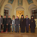 Делегация ИППО во главе с Председателем ИППО С.В. Степашиным в здании РДМ в Иерусалиме. 14 декабря 2008 г.