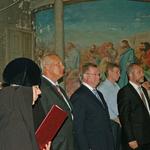 Делегация ИППО во главе с Председателем ИППО С.В. Степашиным на Сергиевском подворье в Иерусалиме. 13 октября 2009 г.
