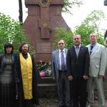 Члены ИППО совершили панихиду на могиле В.Н. Хитрово в Санкт-Петербурге. 19 июня 2010 г.