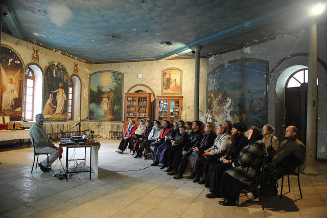 Сергиевские чтения в Иерусалиме для православных паломников из России. 8 января 2011 г.