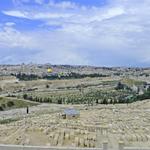 Вид на старый город Иерусалим с вершины горы Елеон