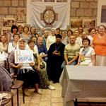Паломники из Санкт-Петербурга в гостях у Иерусалимского отделения ИППО в Иерусалиме. 22 октября 2012 г.