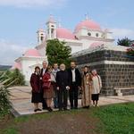 С паломниками из Москвы в греческом православном монастыре в Капернауме. 9 января 2006 г.