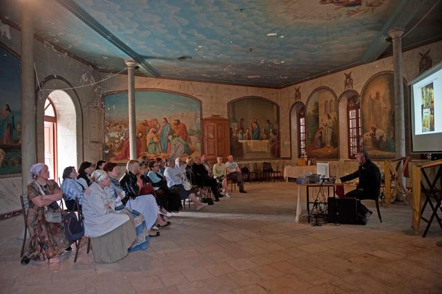 Сергиевские чтения в Иерусалиме для паломников из Москвы. 1 апреля 2012 г.