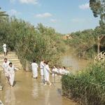 С паломниками из России на месте Крещения на реке Иордан. 26 марта 2015 г.