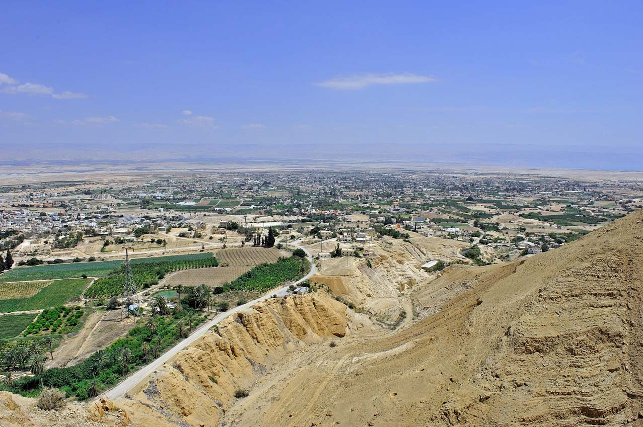 Вид на Иерихон с горы Искушения