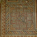 Древние мозаики 325 года базилики Рождества Христова в Вифлееме