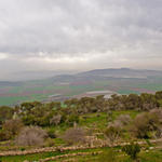 Вид на долину Изреель с обзорной площадки монастыря