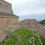 Руины базилики св. Елены IV века с западной стороны