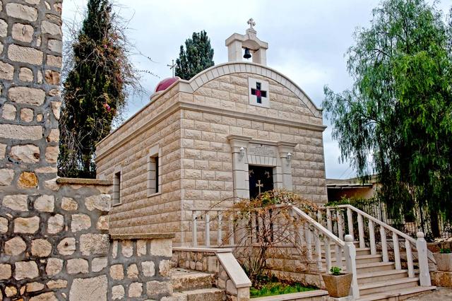 Новая часовня на территории греческого православного монастыря, построенная в XXI веке Фото 26 января 2014 г. © Фотоархив Иерусалимского отделения ИППО